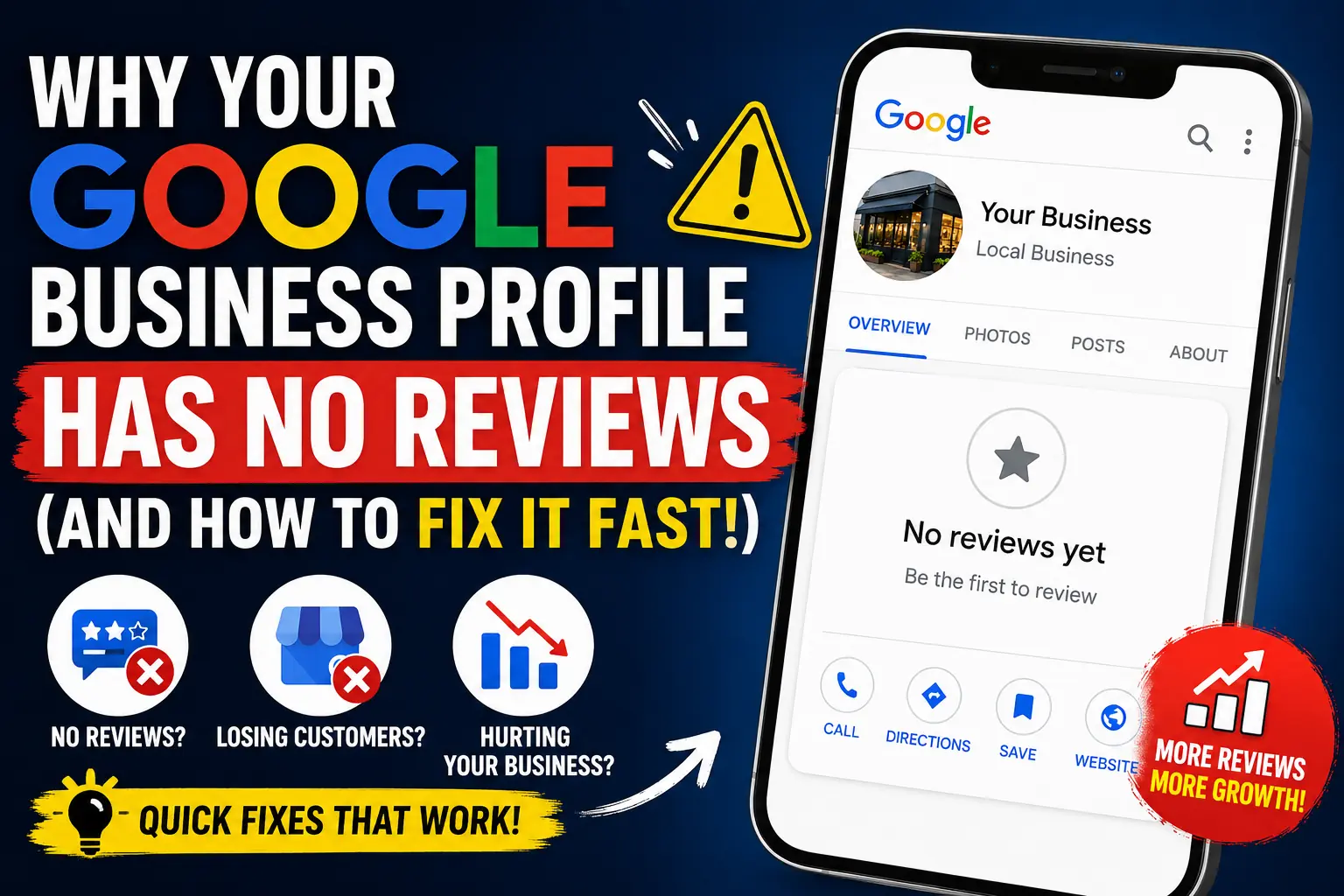 Why Your GBP Has No Reviews & How to Fix It Fast