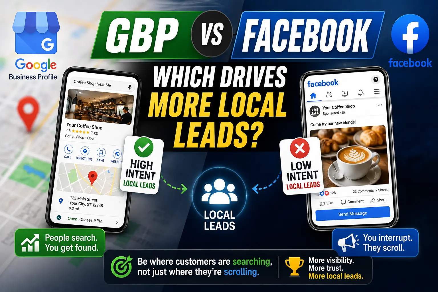 GBP vs Facebook: Which Drives More Local Leads?