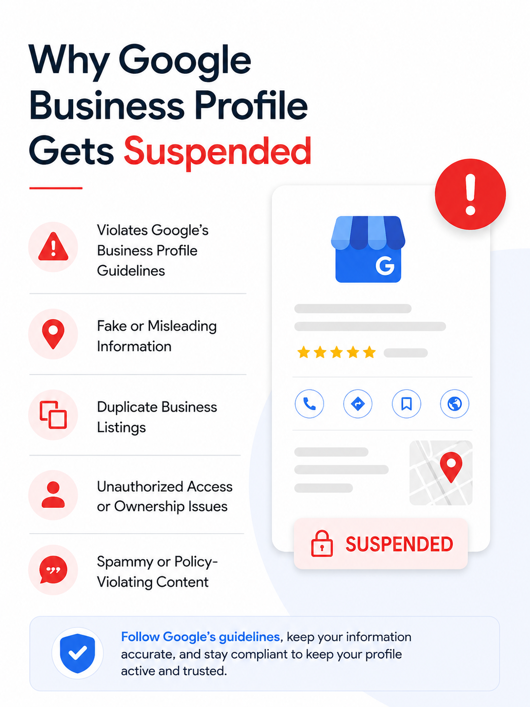 Why Google Business Profiles Get Suspended